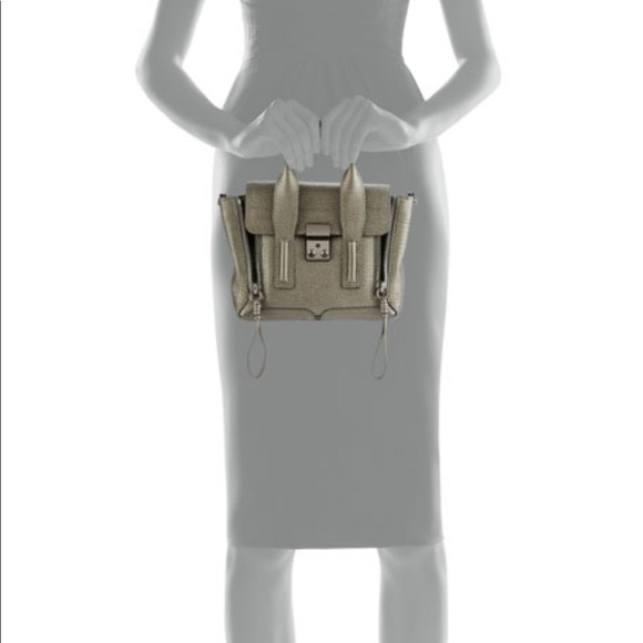 3.1 Phillip Lim Pashli Mini Satchel Bag Pewter - Picture 2 of 10